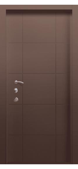 БРОНЕДВЕРІ Вхідні двері МОДЕЛЬ KA14 коричневий 15